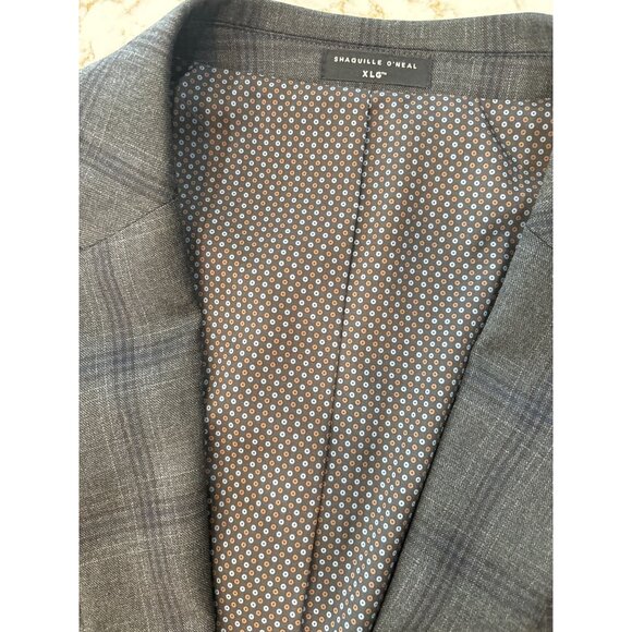 Shaquille O'Neal XLG Mens Big and Tall Plaid Stretch Fabric Regular Size 54R - Picture 9 of 10